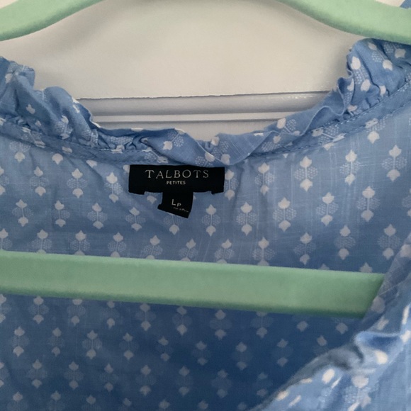 Talbots patterned blouse - Picture 5 of 10